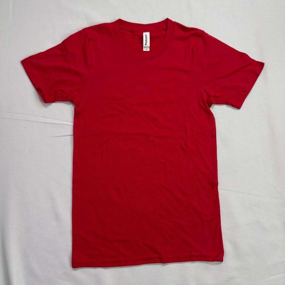 NWT Royal Apparel T-Shirt Mens XS Red Short Sleeve Crew Neck Made in USA‎ Basic